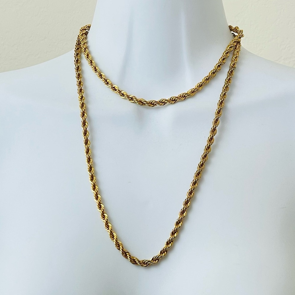 Vintage Monet Rope Chain